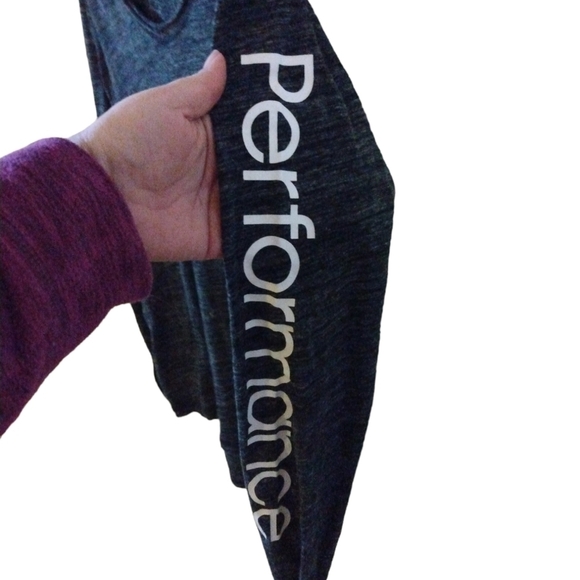 Calvin Klein Performance Dark- Gray White Long Sleeve Hooded Lightweight Top M - Picture 3 of 7